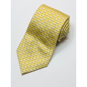 Vineyard Vines Shark & Hook 100% Silk Necktie